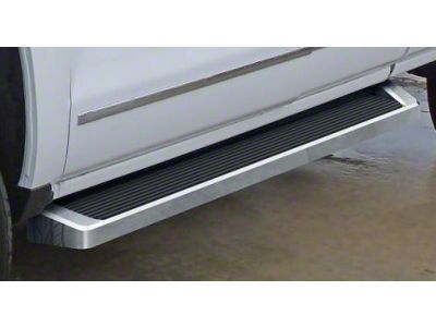 6-Inch iRunning Boards; Polished (07-18 Sierra 1500 Extended/Double Cab)