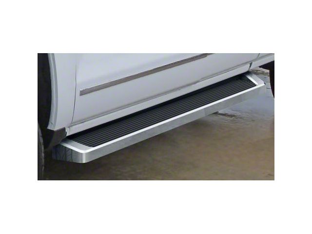 6-Inch iRunning Boards; Polished (07-18 Sierra 1500 Extended/Double Cab)
