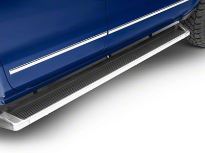 6-Inch iRunning Boards; Polished (07-18 Silverado 1500 Extended/Double Cab)