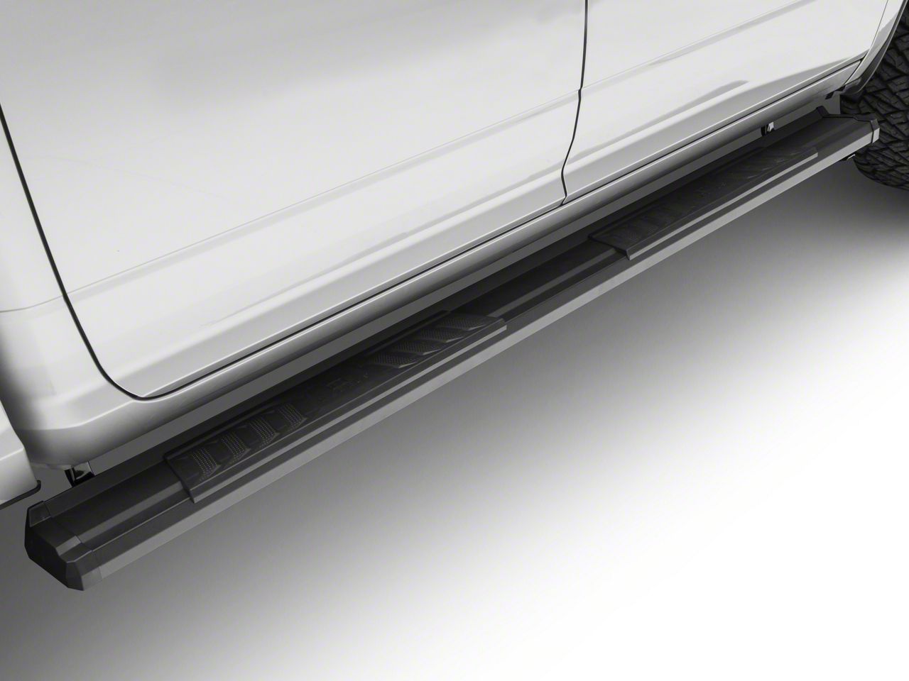 RAM 1500 OE Style Running Boards; Black (0918 RAM 1500 Crew Cab)