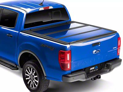 A.R.E. Fusion Tri-Fold Tonneau Cover; Black Pearl (19-23 Ranger w/ 5-Foot Bed)