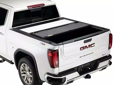 A.R.E. Fusion Tri-Fold Tonneau Cover; Abalone White (14-18 Sierra 1500 w/ 5.80-Foot Short Box)