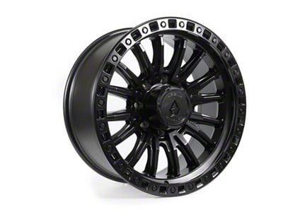 Arena Mission Satin Black 8-Lug Wheel; 20x9; 0mm Offset (01-06 Silverado 3500 HD SRW)