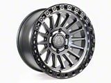 Arena Mesa Satin Gunmetal Center with Satin Black Lip 6-Lug Wheel; 17x9; 0mm Offset (04-08 F-150)