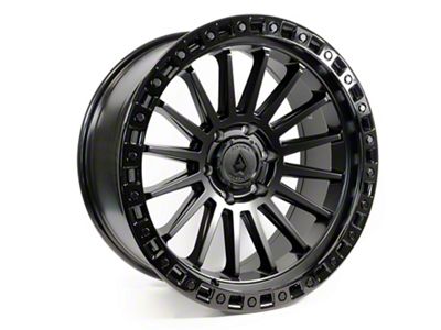Arena Mesa Satin Black Center with Glossy Black Lip 6-Lug Wheel; 20x9; 0mm Offset (09-14 F-150)