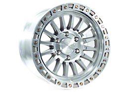 Arena Trophy Bright Machine with Zinc Bolts 6-Lug Wheel; 17x9; 1mm Offset (15-20 F-150)