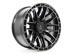 Arena Battle Glossy Black with Machined DDT Face and Lip 8-Lug Wheel; 20x10; -18mm Offset (17-22 F-350 Super Duty SRW)