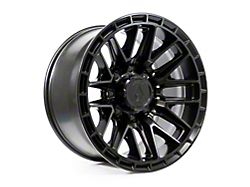 Arena Battle Satin Black 8-Lug Wheel; 20x10; -18mm Offset (94-02 RAM 3500 SRW)