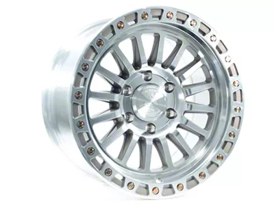 Arena Trophy Bright Machine with Zinc Bolts 6-Lug Wheel; 17x9; 1mm Offset (99-06 Silverado 1500)