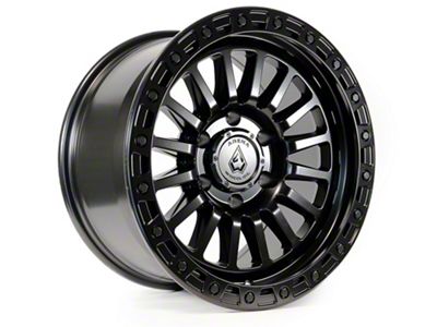 Arena Trophy Satin Black 6-Lug Wheel; 17x9; -12mm Offset (21-25 F-150)