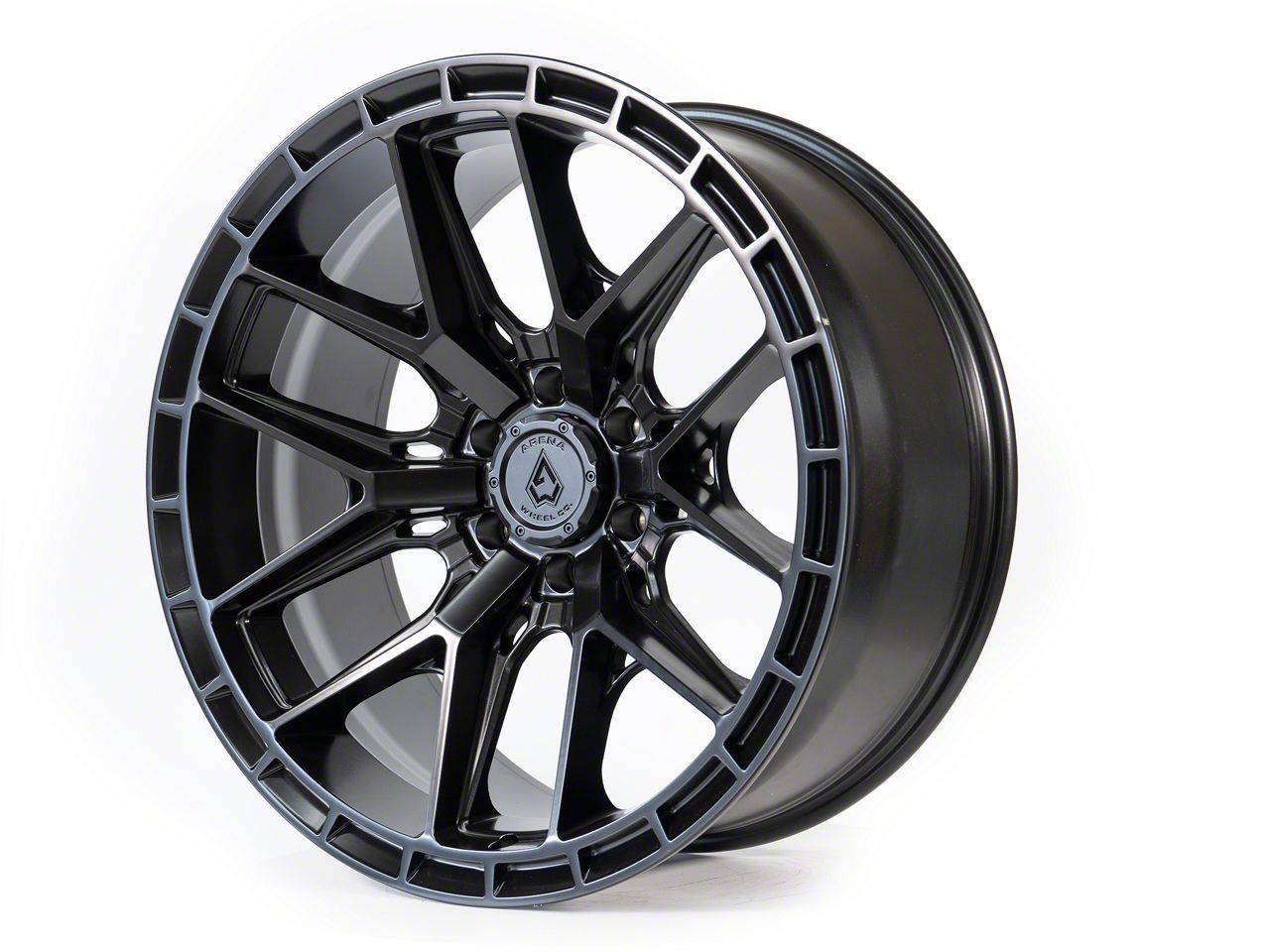 Arena RAM 1500 Battle Satin Black 6-Lug Wheel; 22x12; -44mm