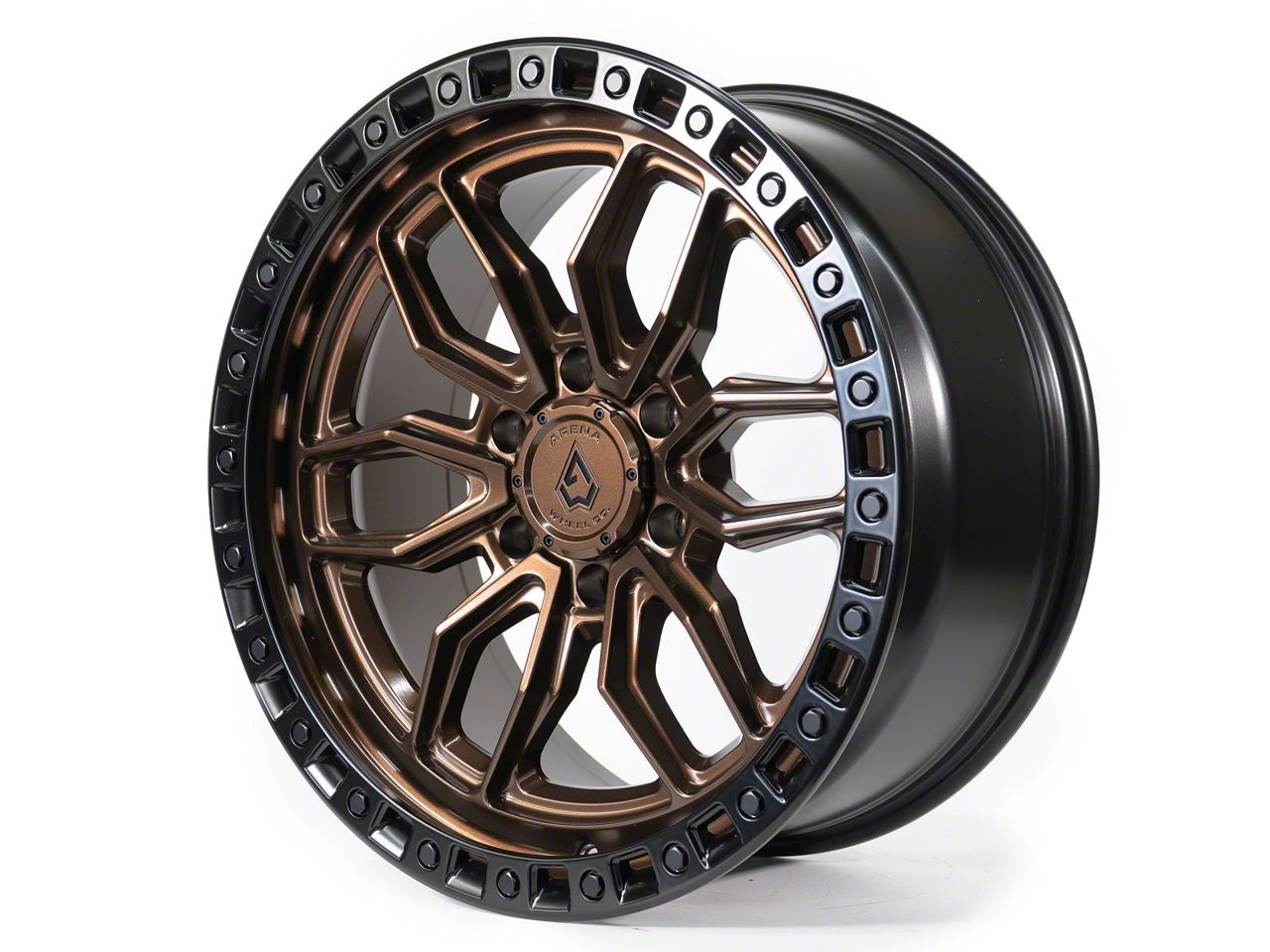 Arena RAM 1500 Hustle Smoked Bronze Center with Satin Black Lip 6