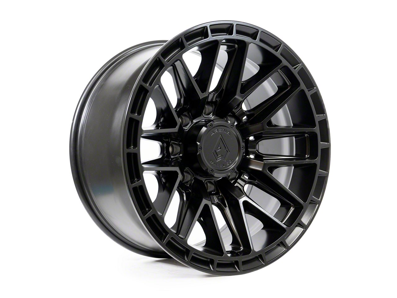 Arena RAM 2500 Hustle Satin Black Center with Glossy Black