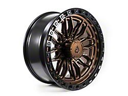 Arena Hustle Smoked Bronze Center with Satin Black Lip 8-Lug Wheel; 20x9; 0mm Offset (10-18 RAM 2500)