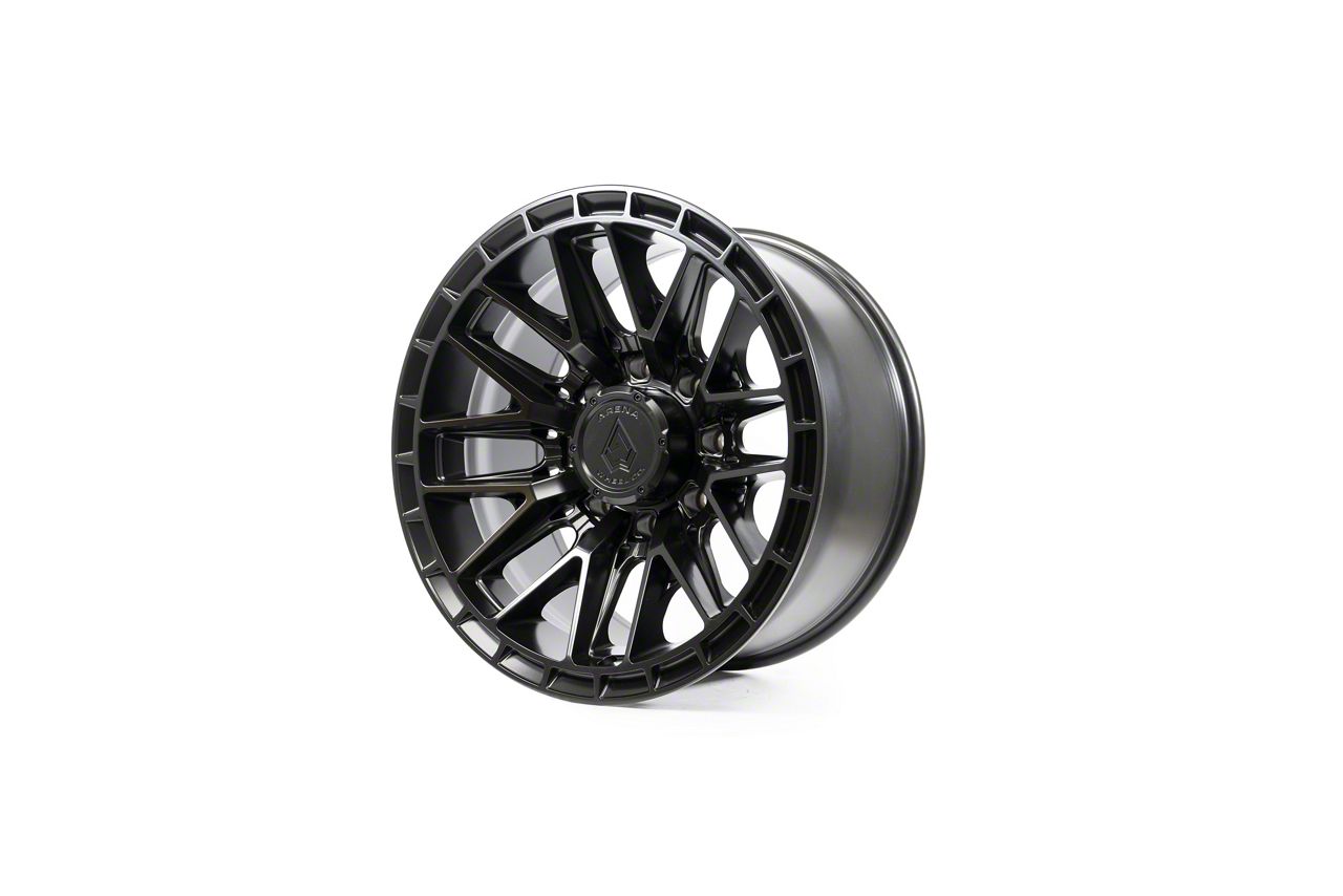 Arena RAM 3500 Battle Satin Black 8-Lug Wheel; 20x10; -18mm Offset ...