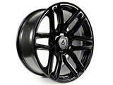 Arena Supreme Satin Black 6-Lug Wheel; 20x9; 1mm Offset (19-25 Sierra 1500)