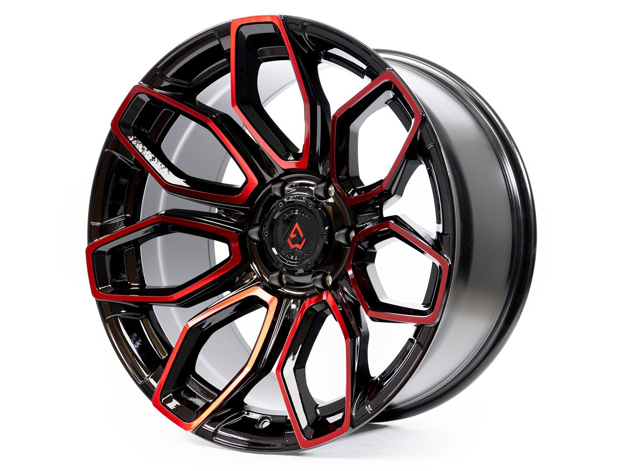 Arena Silverado 1500 Cobra Glossy Black Machine with Red Tint 6