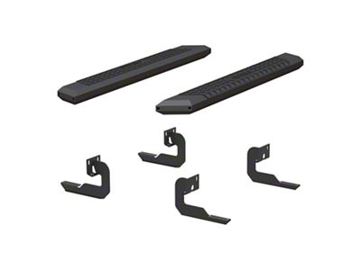 AdvantEDGE 5.50-Inch Side Step Bars; Carbide Black (04-14 F-150 Regular Cab)