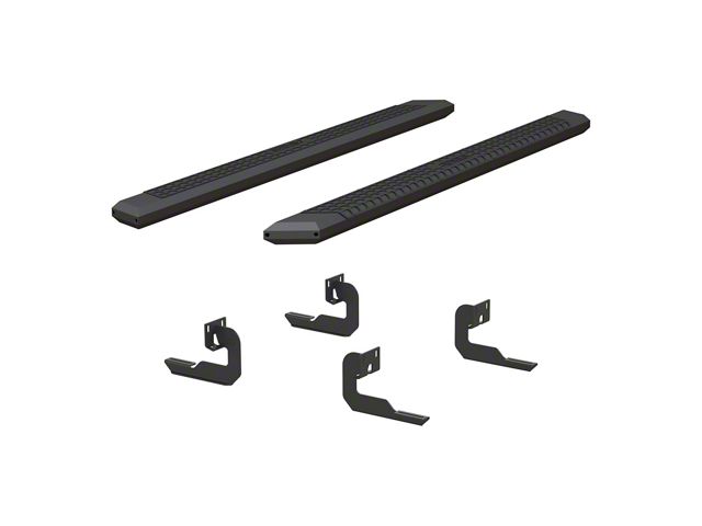 5.50-Inch AdvantEDGE Side Step Bars; Carbide Black (09-14 F-150 SuperCrew)