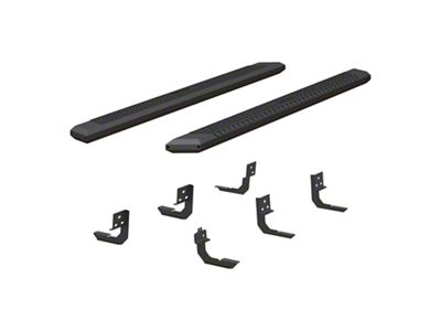 AdvantEDGE 5.50-Inch Side Step Bars; Carbide Black (09-18 RAM 1500 Crew Cab)