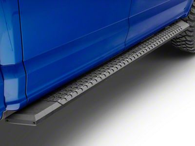 AdvantEDGE 5.50-Inch Side Step Bars; Carbide Black (15-25 F-150 SuperCrew)
