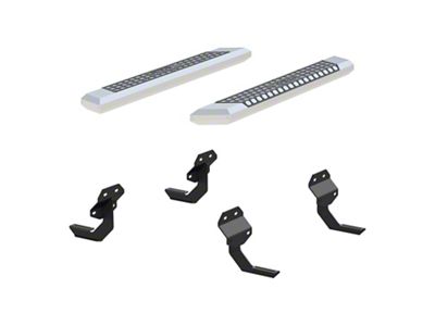 AdvantEDGE 5.50-Inch Side Step Bars; Chrome (15-25 F-150 Regular Cab)