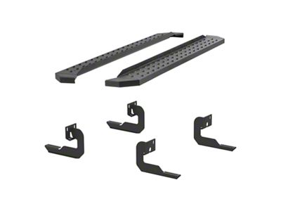 RidgeStep 6.50-Inch Running Boards; Textured Black (04-14 F-150 SuperCab)