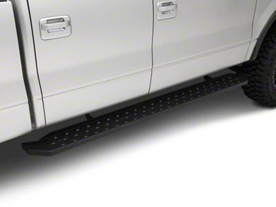 RidgeStep 6.50-Inch Running Boards; Textured Black (04-14 F-150 SuperCrew)