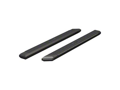 AdvantEDGE 5.50-Inch Side Step Bars without Mounting Brackets; Carbide Black (04-14 F-150 SuperCab)