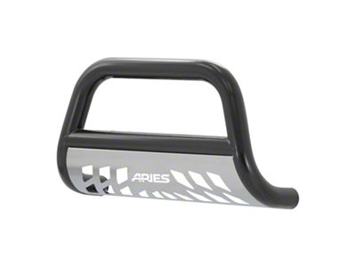 3-Inch Bull Bar with Skid Plate; Black (07-18 Sierra 1500)