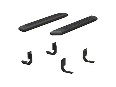 AdvantEDGE 5.50-Inch Side Step Bars; Carbide Black (11-16 F-250 Super Duty Regular Cab)