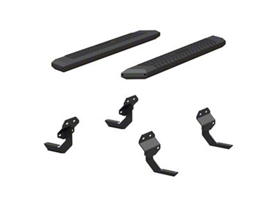 AdvantEDGE 5.50-Inch Side Step Bars; Carbide Black (17-25 F-250 Super Duty Regular Cab)