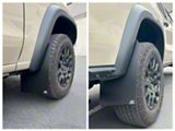 Ark Splash Guards TriXpoly Mud Flaps; Front and Rear; Black (23-26 Colorado Trail Boss, ZR2)