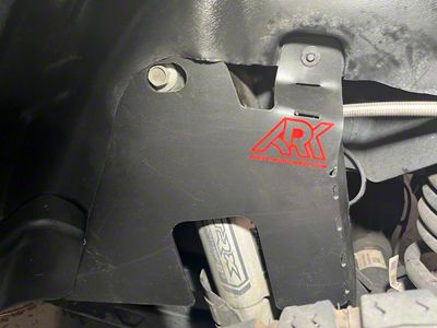 Ark Splash Guards Strut Protection Panel; Black (21-24 RAM 1500 TRX)