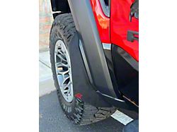 Ark Splash Guards TriXpoly Micro Mud Flap Flares; Front and Rear; Black (21-24 RAM 1500 TRX)