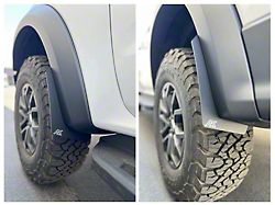 Ark Splash Guards TriXpoly Micro Mud Flap Flares; Front and Rear; Black (24-26 Ranger Raptor)