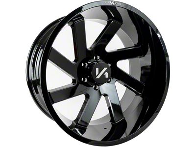 Arkon Off-Road Lincoln Gloss Black Milled 8-Lug Wheel; 20x10; -25mm Offset (03-09 RAM 2500)