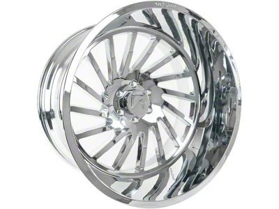 Arkon Off-Road Caesar Chrome 8-Lug Wheel; Left Directional; 20x12; -51mm Offset (03-09 RAM 3500 SRW)