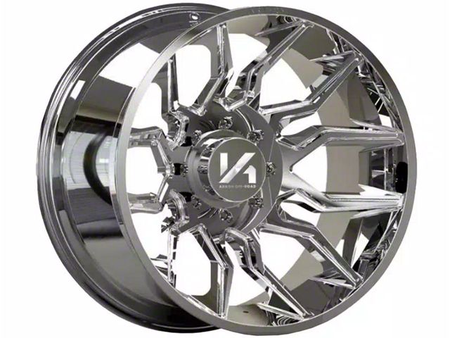 Arkon Off-Road Roosevelt Chrome 6-Lug Wheel; 24x14; -81mm Offset (07-13 Silverado 1500)