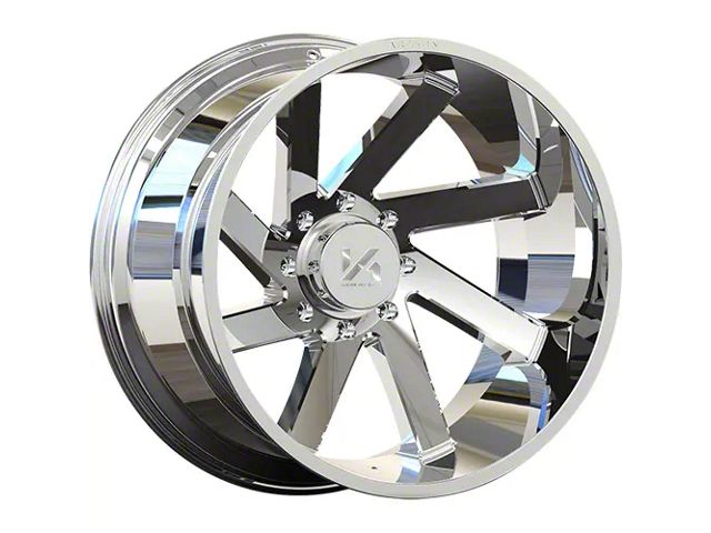 Arkon Off-Road Lincoln Chrome 6-Lug 4-Wheel Kit; 22x12; -51mm Offset (07-14 Tahoe)