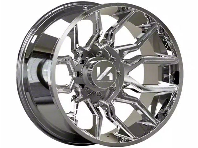 Arkon Off-Road Roosevelt Chrome 6-Lug Wheel; 24x14; -81mm Offset (07-14 Tahoe)