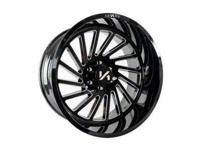 Arkon Off-Road Caesar Gloss Black Milled 8-Lug Wheel; 22x12; -51mm Offset (08-10 F-250 Super Duty)