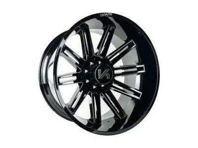 Arkon Off-Road Churchill Gloss Black Milled 8-Lug Wheel; 26x14; -81mm Offset (08-10 F-250 Super Duty)