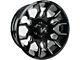 Arkon Off-Road Roosevelt Gloss Black Milled 8-Lug Wheel; 20x10; -25mm Offset (15-19 Sierra 2500 HD)
