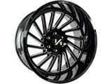 Arkon Off-Road Caesar Gloss Black Milled 6-Lug Wheel; 24x14; -81mm Offset (23-25 Colorado)