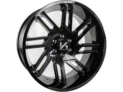 Arkon Off-Road DaVinci Gloss Black 8-Lug Wheel; 22x10; -25mm Offset (23-24 F-250 Super Duty)