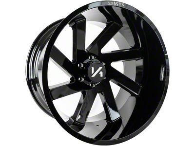 Arkon Off-Road Lincoln Gloss Black Milled 8-Lug Wheel; Right Directional; 20x10; -25mm Offset (23-24 F-250 Super Duty)
