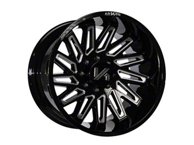 Arkon Off-Road Armstrong Gloss Black Milled 6-Lug Wheel; 24x14; -81mm Offset (19-24 RAM 1500)