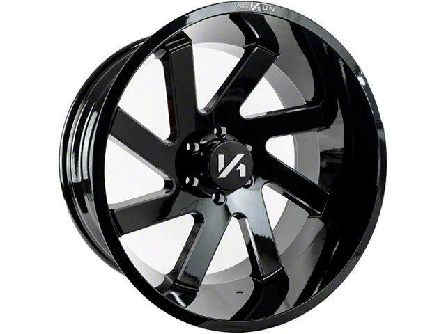 Arkon Off-Road Ranger Lincoln Gloss Black Milled 6-Lug Wheel; 20x10 ...