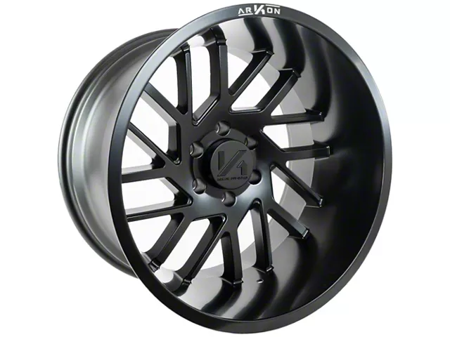 Arkon Off-Road Ranger Mandela Satin Black 6-Lug Wheel; 22x12; -51mm ...